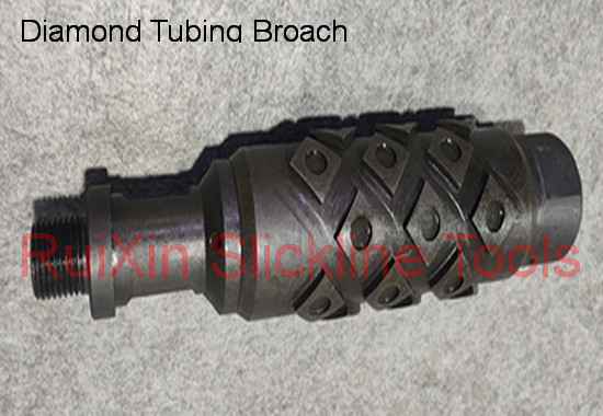 Nickel Alloy 3 inch Diamond Tubing Broach Gauge Cutter Wireline Tools