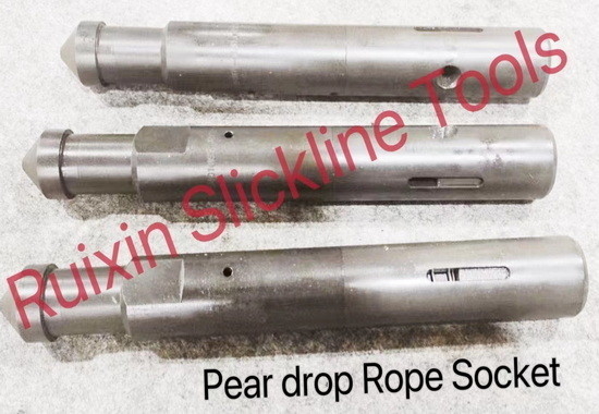 Pear Drop Slickline Rope Socket Wireline Tool String 1.5 Inch