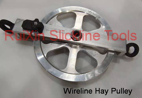 Cast Aluminum Wellhead Wireline Hay Pulley With 16 Inch Sheave
