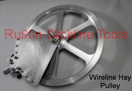 Cast Aluminum Wellhead Wireline Hay Pulley For Well Intervention